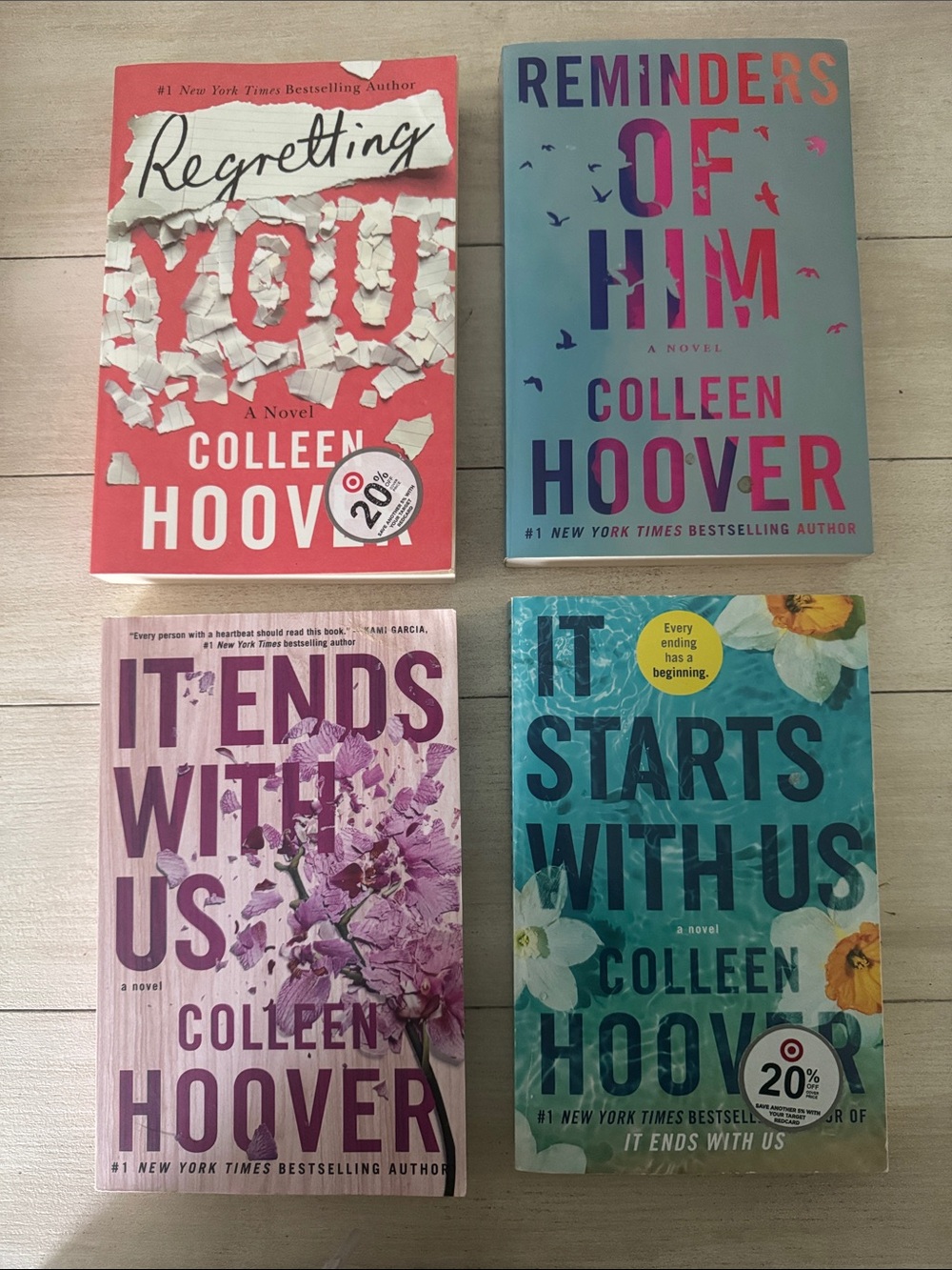 Colleen Hoover Bundle! Paperback Book Set - all great reads!